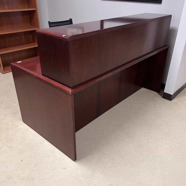 Reception Desk with Single Pedestal