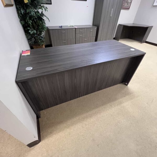 coastal grey desk, front