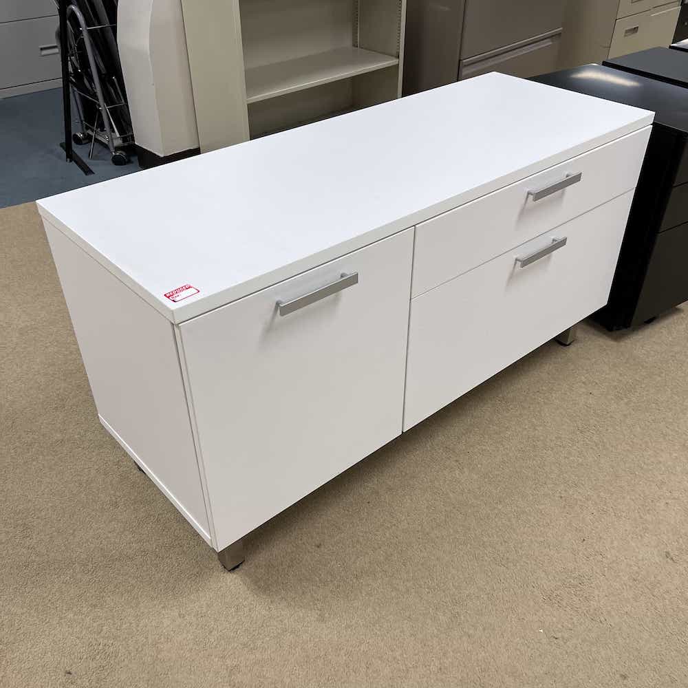 Storage Cabinet with 1 Drawer Lateral, white