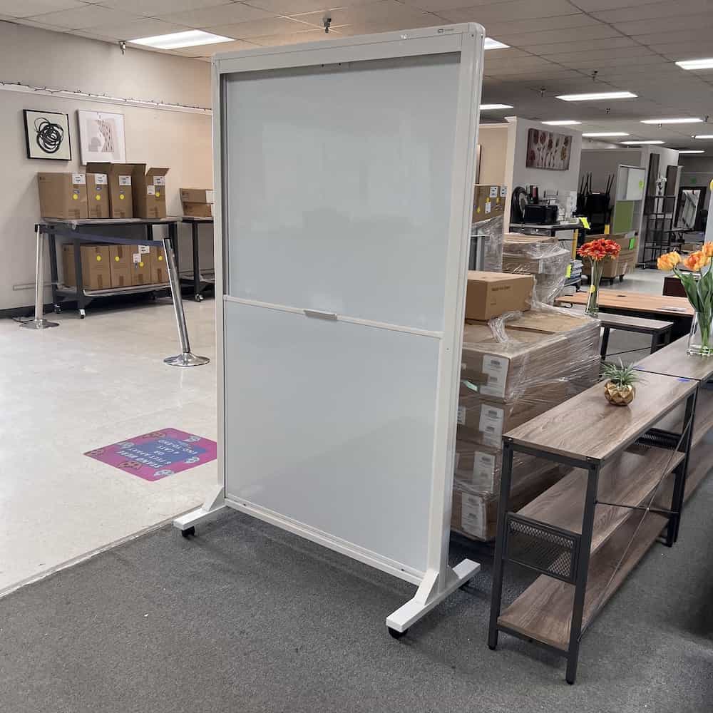 Dry Erase Rolling Whiteboard, white