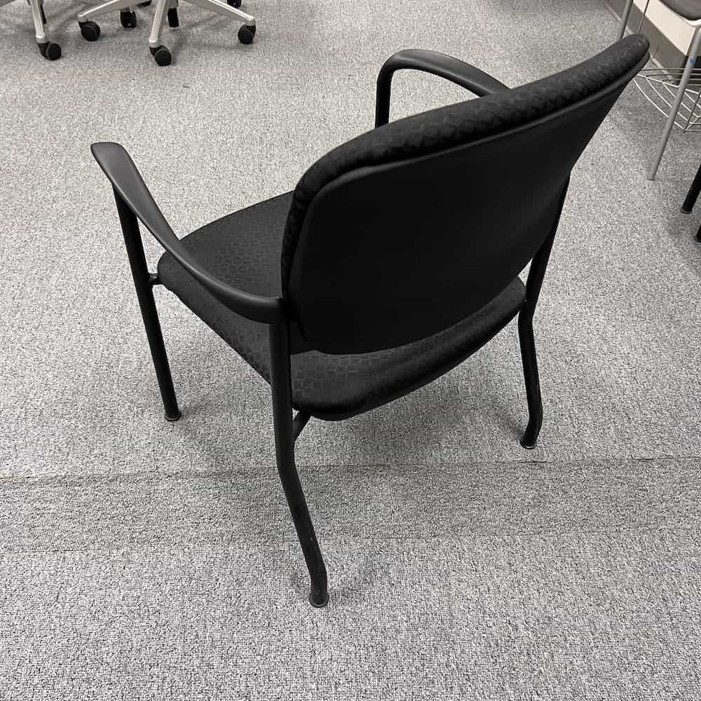 black stacking chair