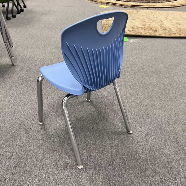 periwinkle blue kids stacking chair
