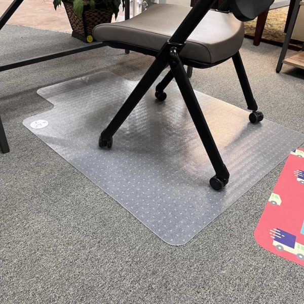 clear plastic carpet floor mat
