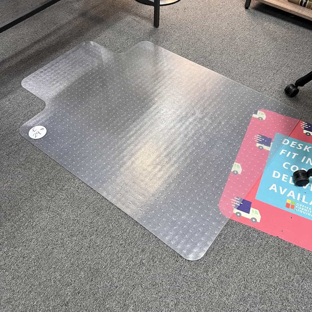 clear plastic carpet floor mat