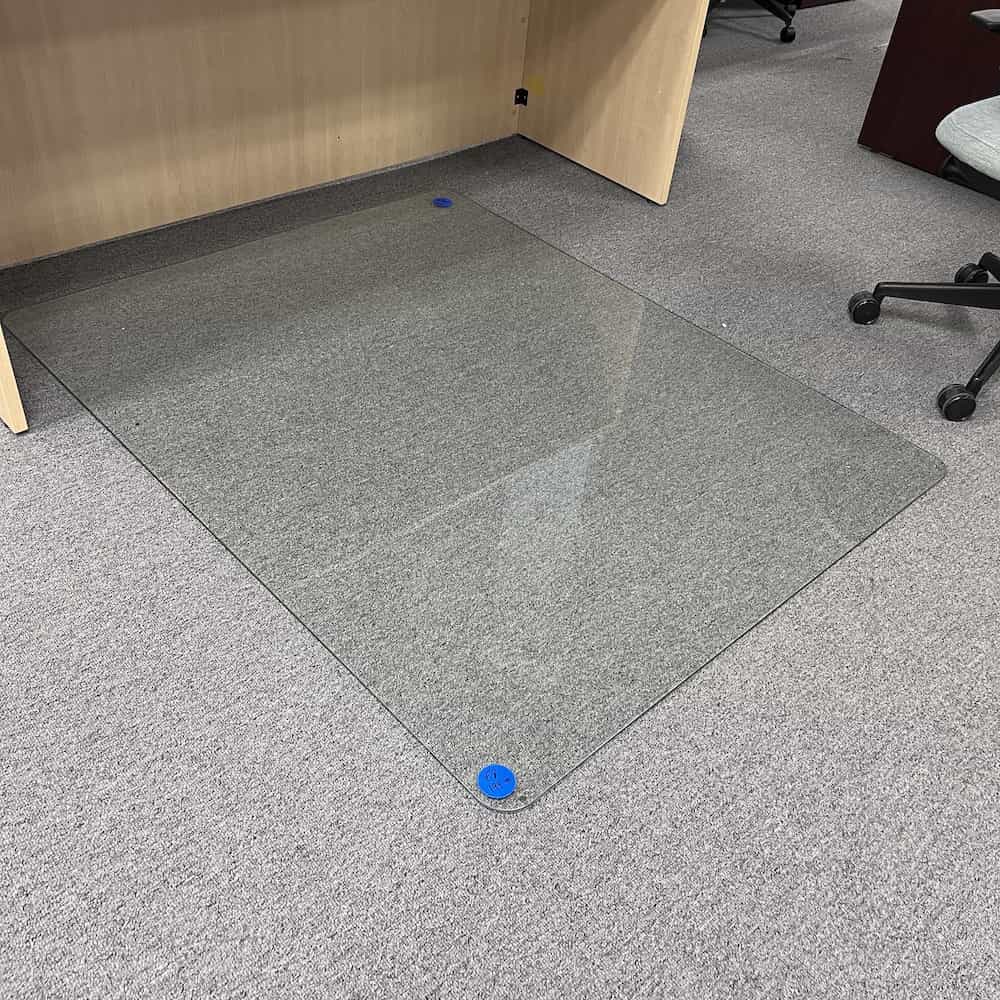 glass chair mat