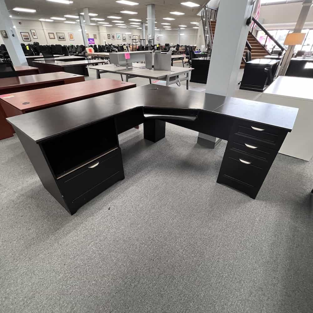 Corner L-Desk espresso