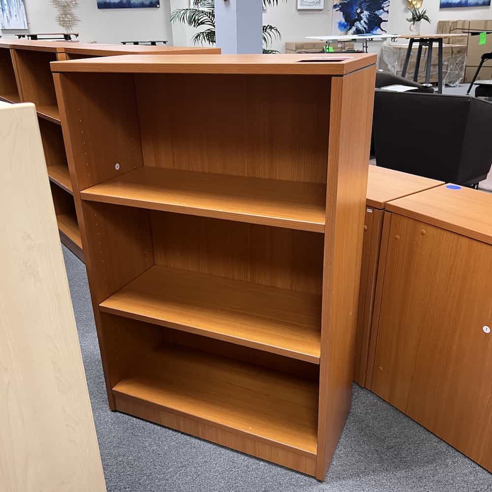 honey laminate bookcase small 48" high