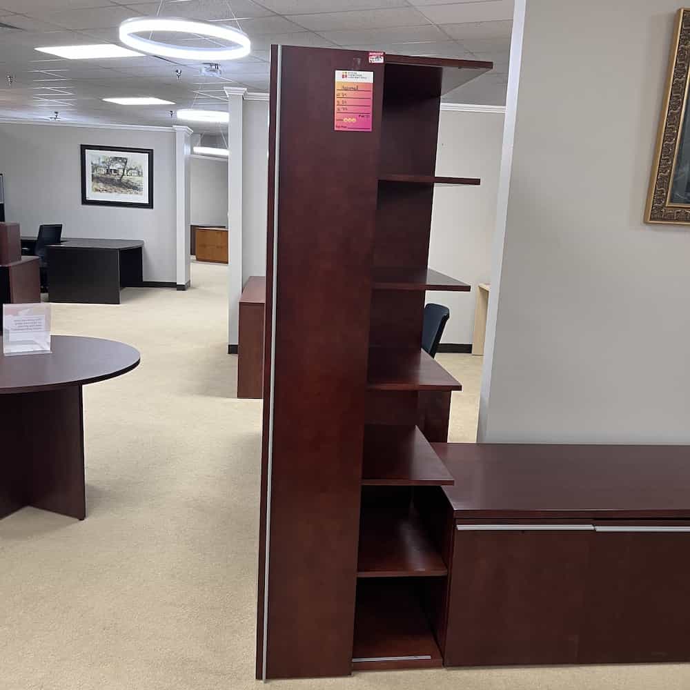Wardrobe and Bookcase mahogany modern