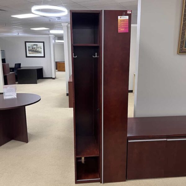 Wardrobe and Bookcase mahogany modern