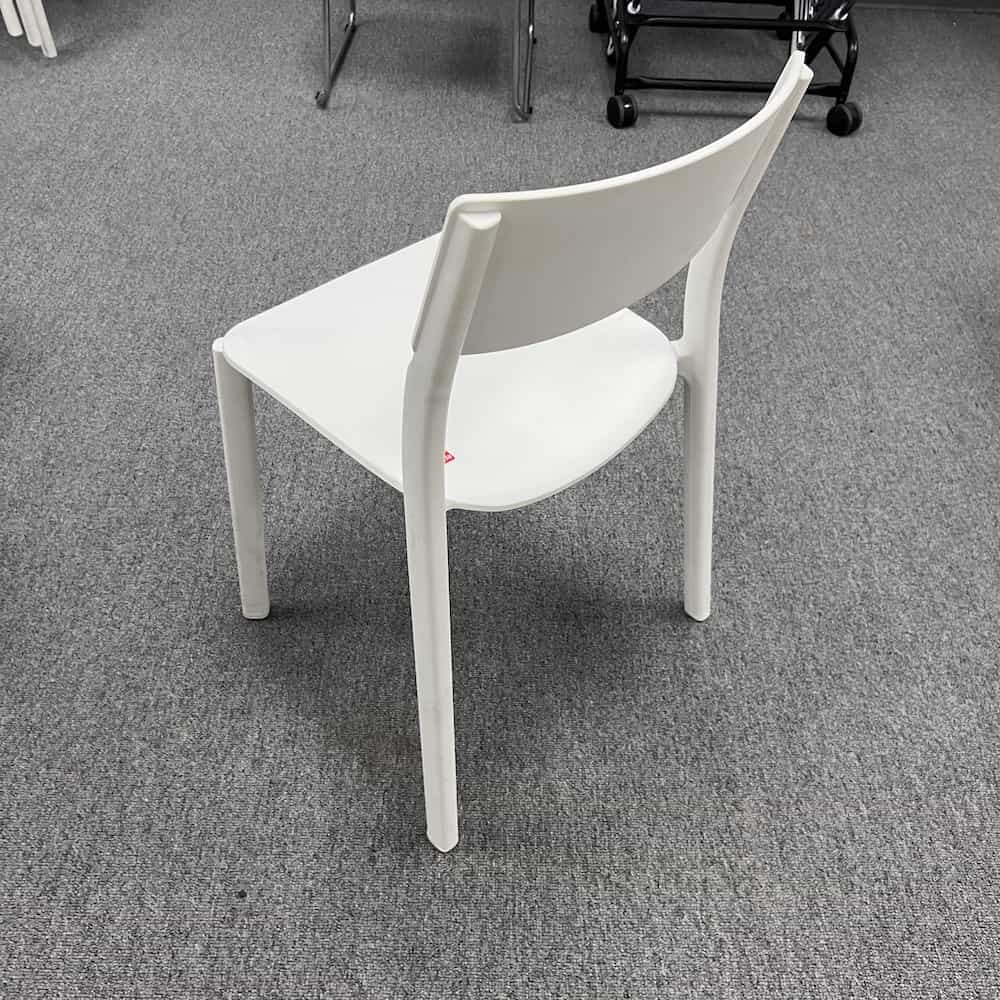 white ikea plastic stacking chair