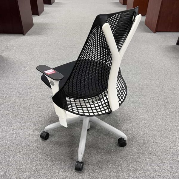 black and white herman miller sayl