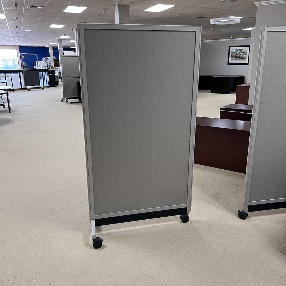 grey panel divider rolling fabric