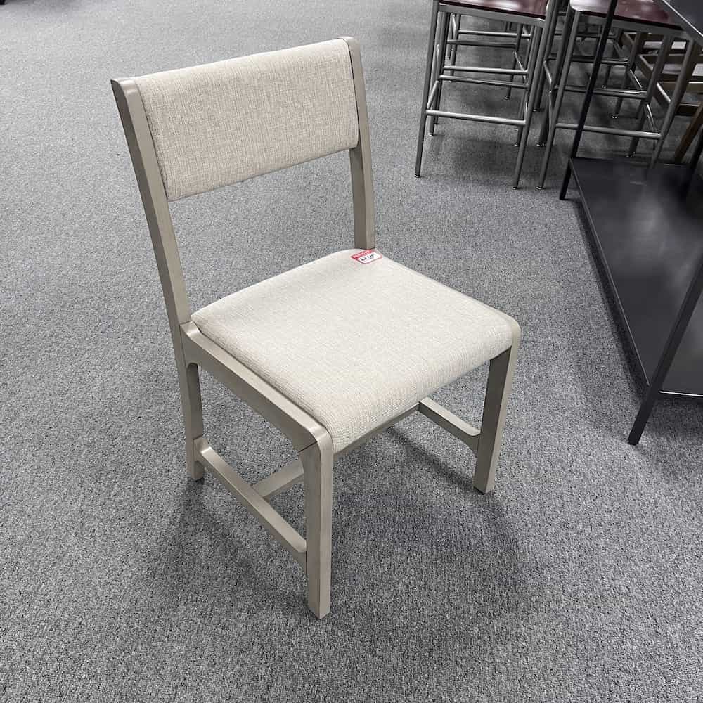 taupe and beige dining chair