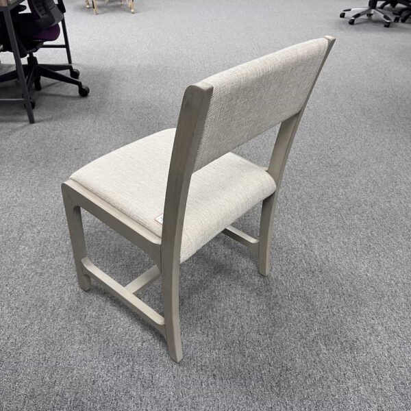 taupe and beige dining chair