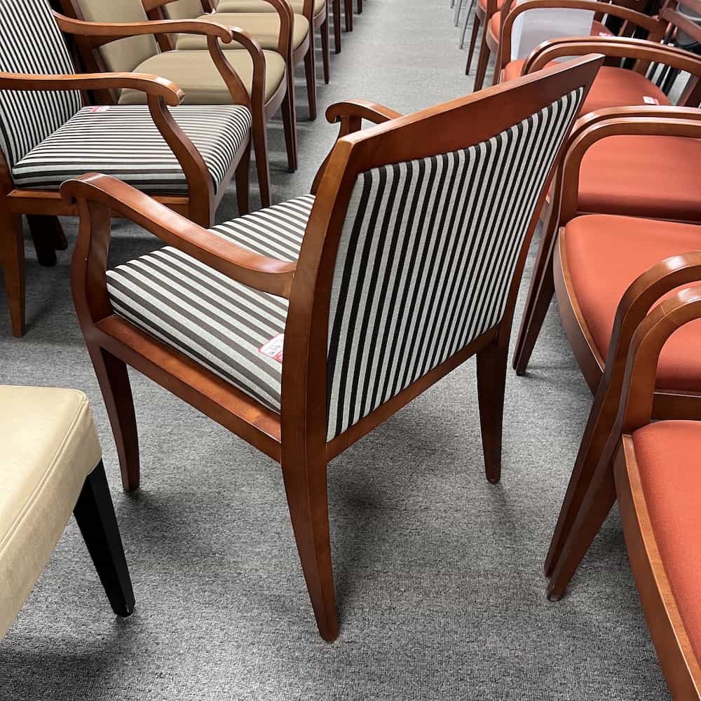 cherry and stripes guest chair