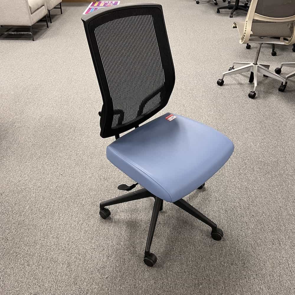blue and black task chair sitonit no arms