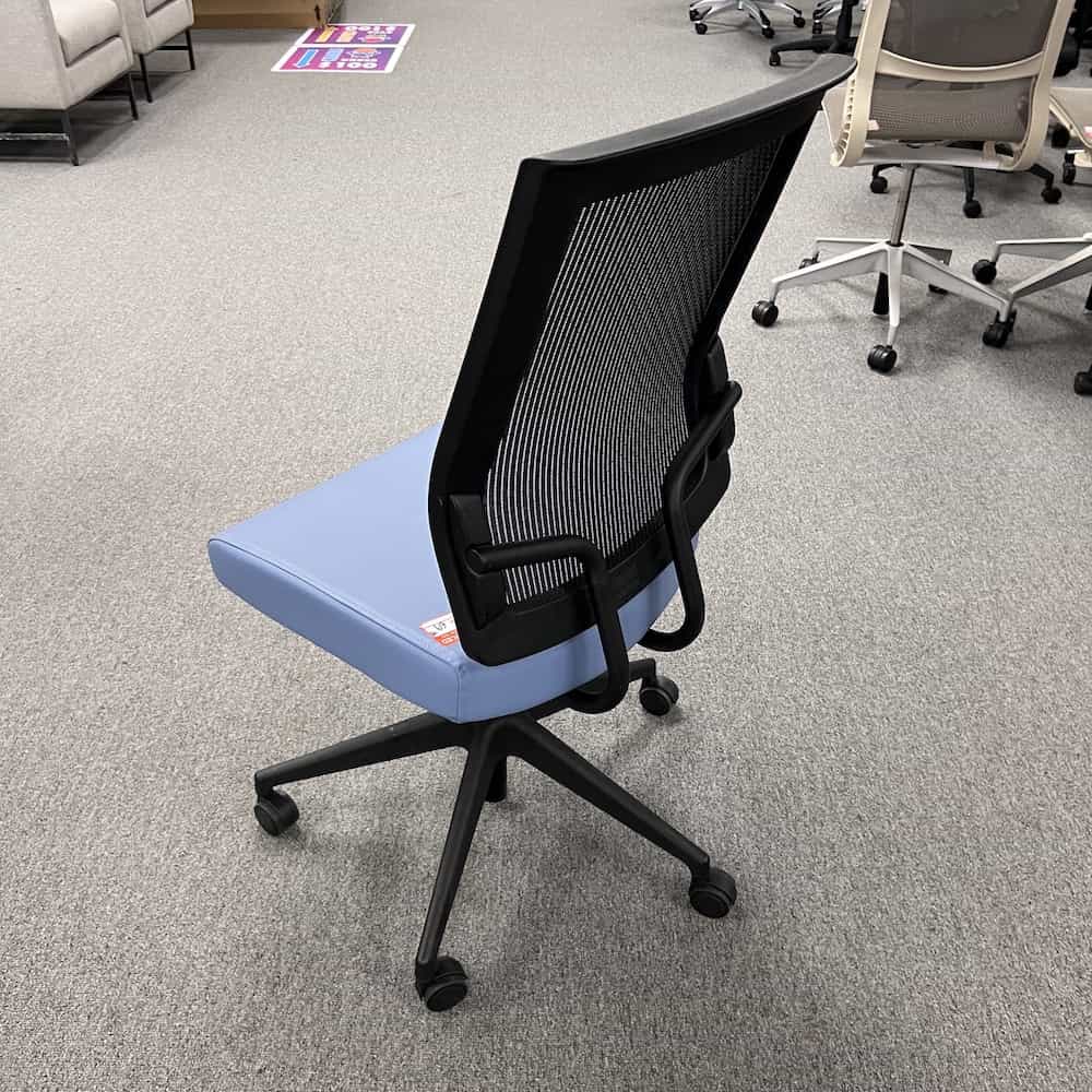 blue and black task chair sitonit no arms
