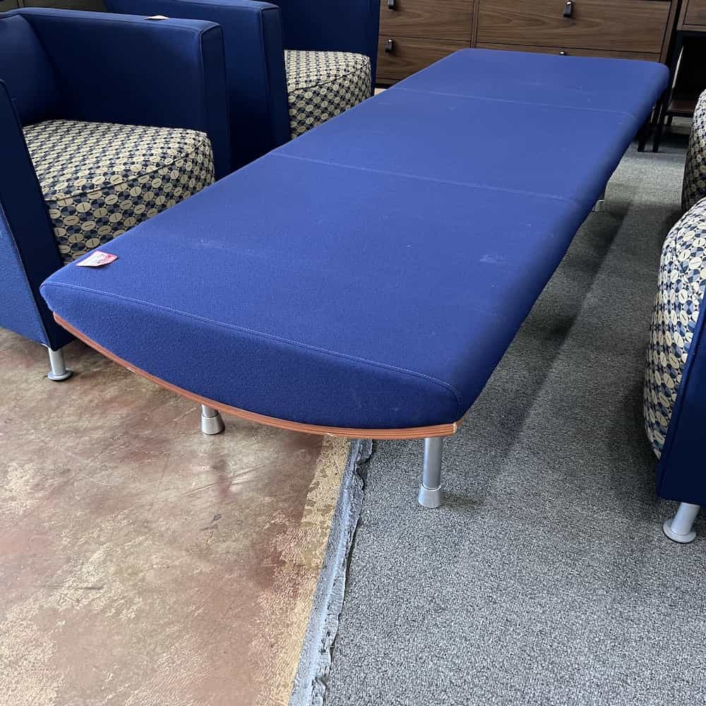 blue modern bench