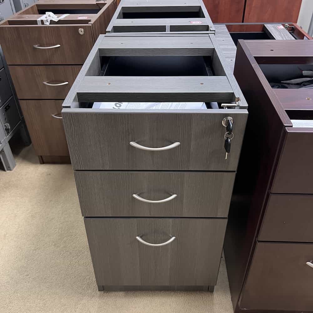 grey box box file under cabinet vertical