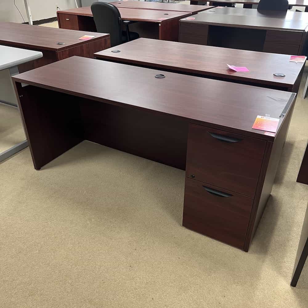 mahogany credenza desk with file file