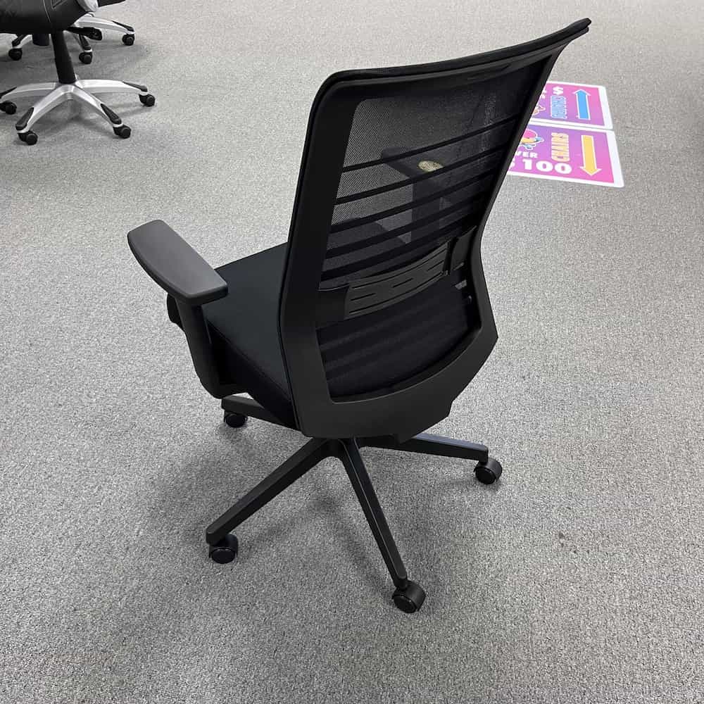 black mesh back "sunset" task chair