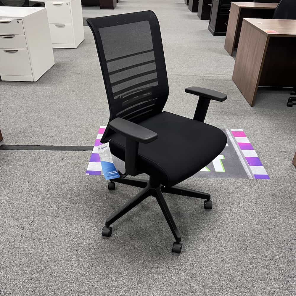 black mesh back "sunset" task chair