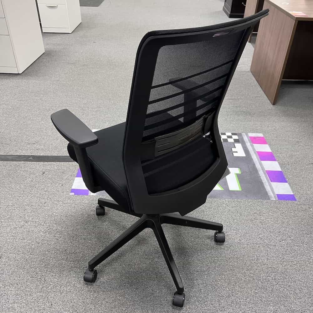 black mesh back "sunset" task chair