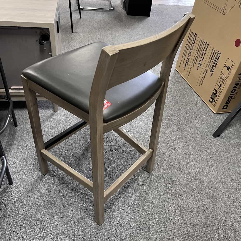 taupe and grey counter height chairs