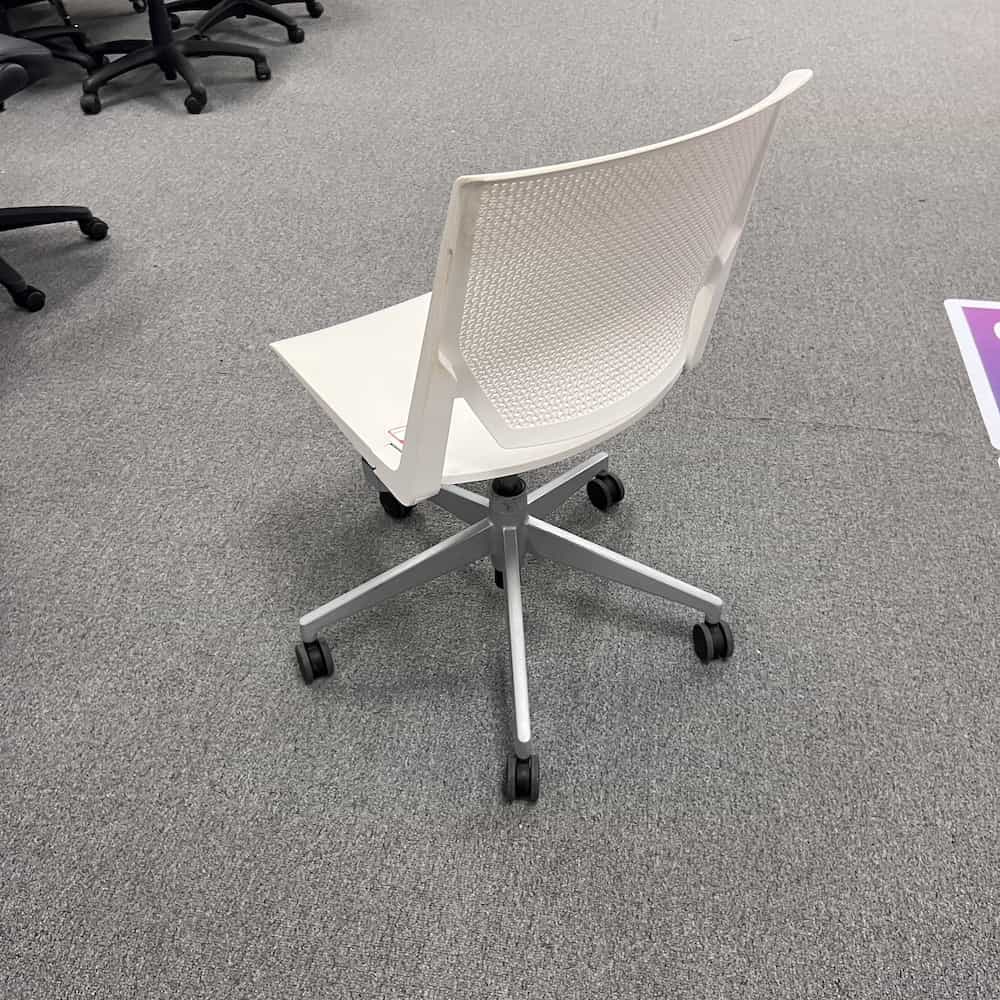white conference chair swivel