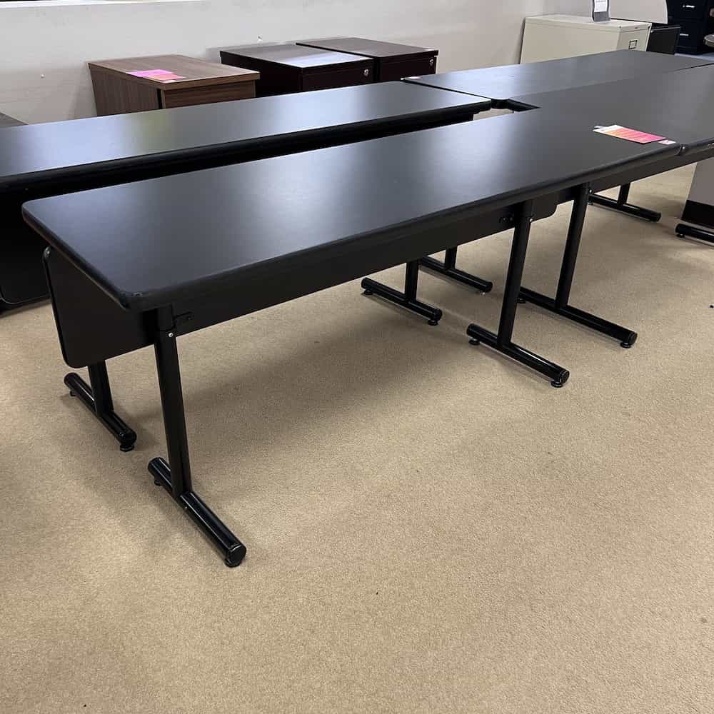 black 60 x 18 training table