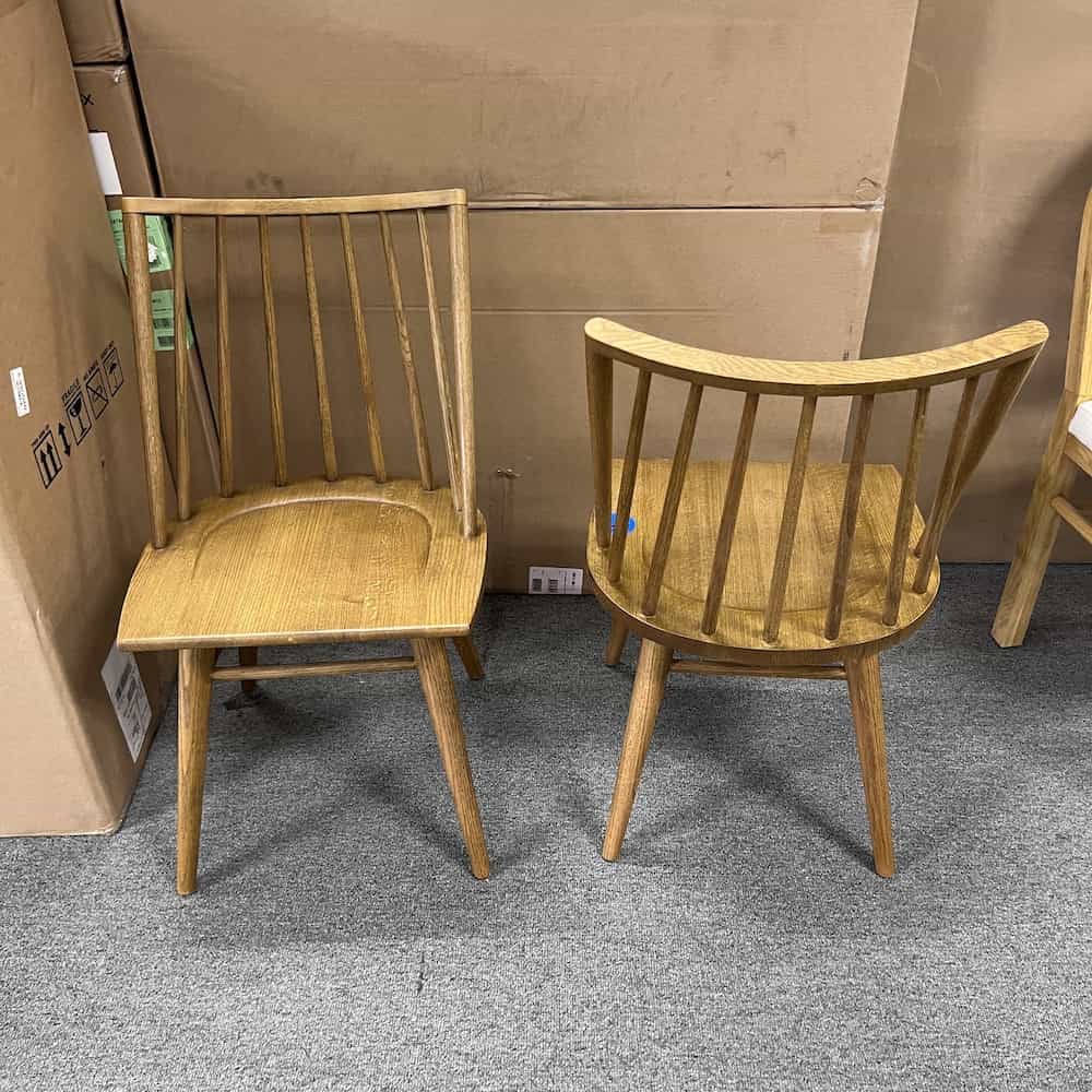 oak chair mid century modern