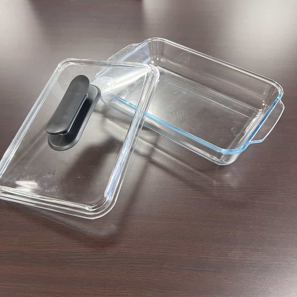 9x13 glass baking dish with lid