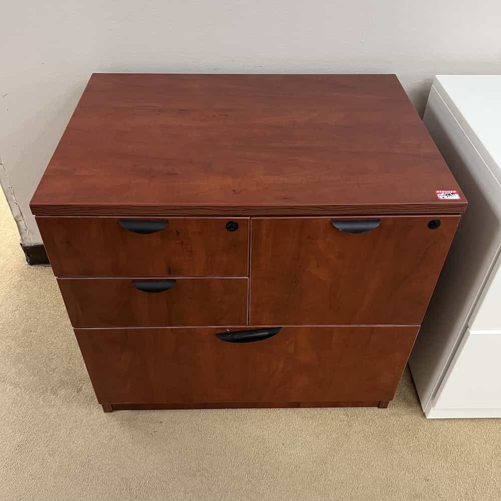 cherry laminate combo file with black pulls