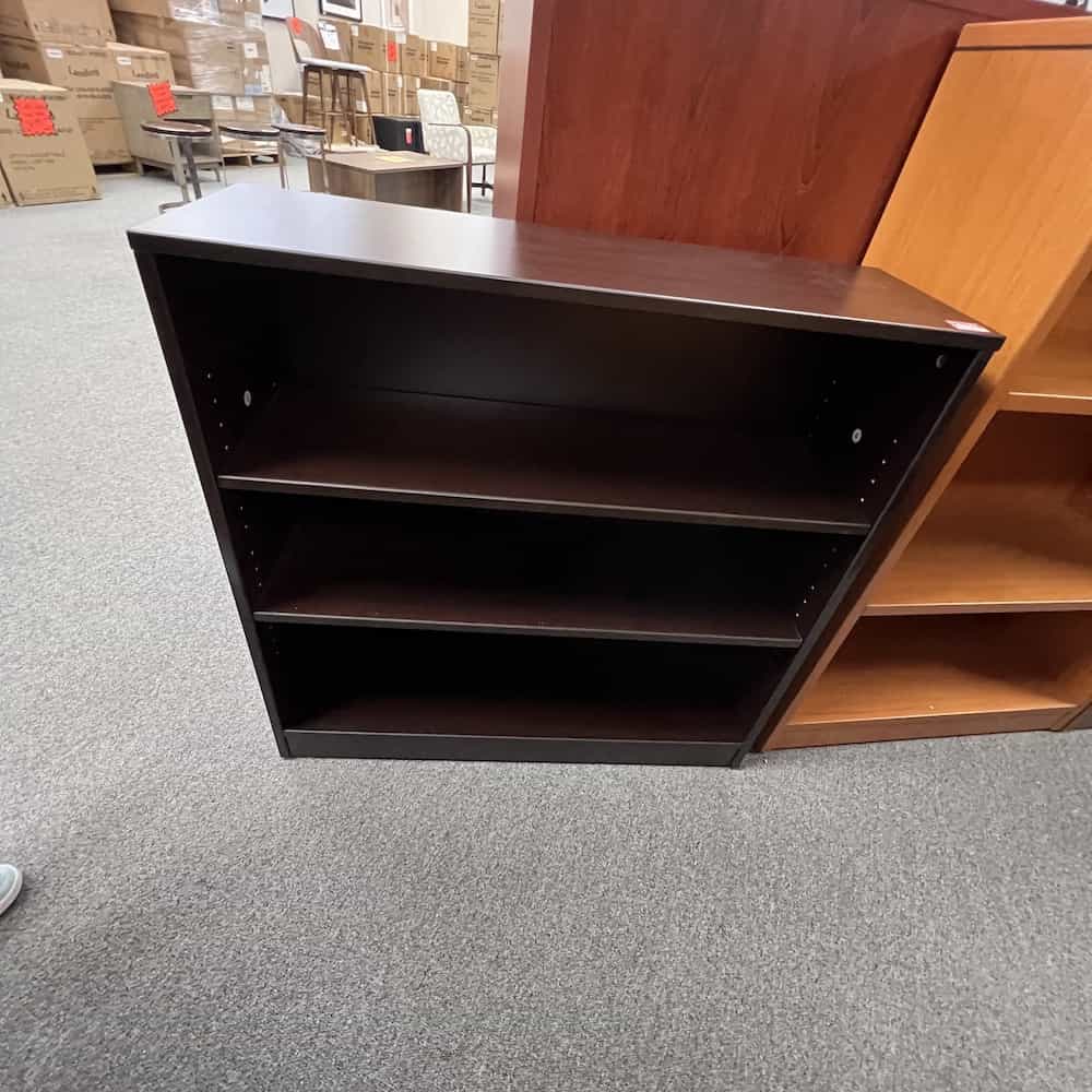 espresso bookcase 36" tall, laminate