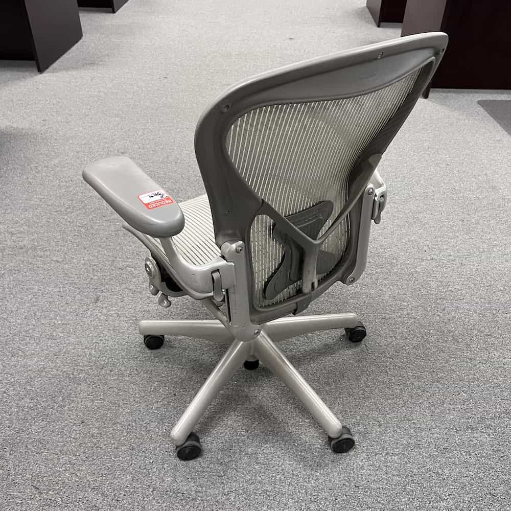 Herman Miller Aeron Classic Silver Mesh Back Task Chair - Size B