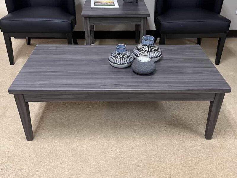 new coffee table in laminate, corporate style. 48"x24"