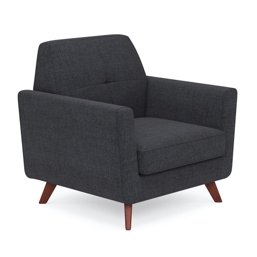 New - 36" Martini Collection Lounge Chair - Dark Grey or Latte Linen