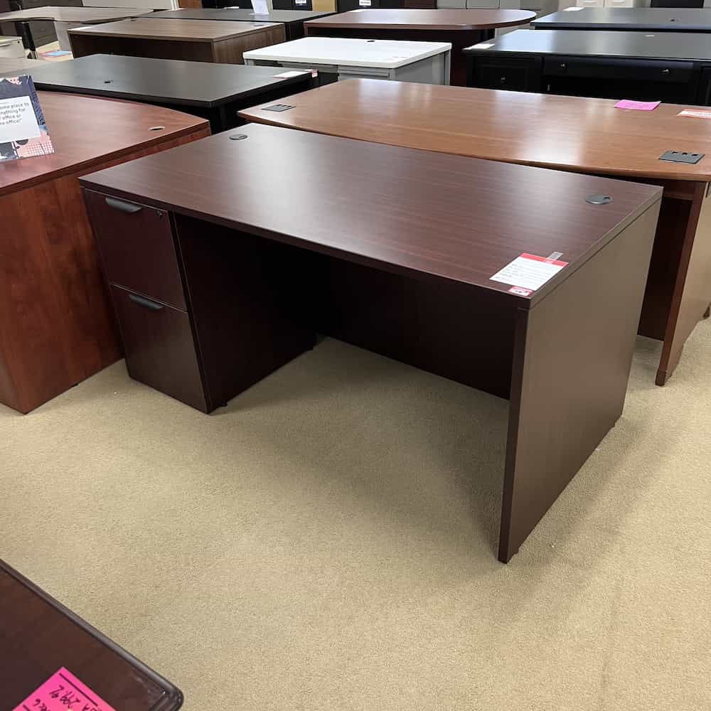 mahogany desk with file/file 60 x 30