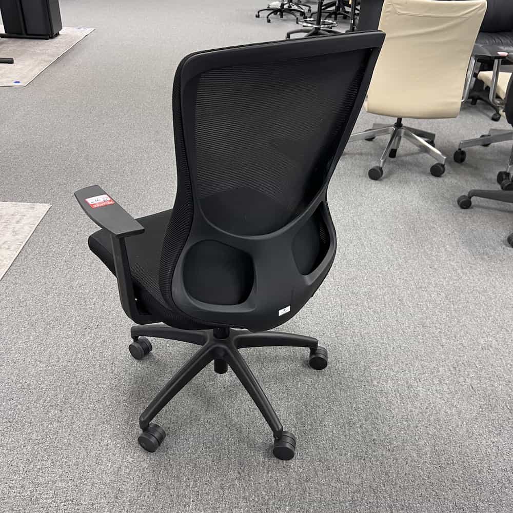 black mesh back office task chair open plan systems