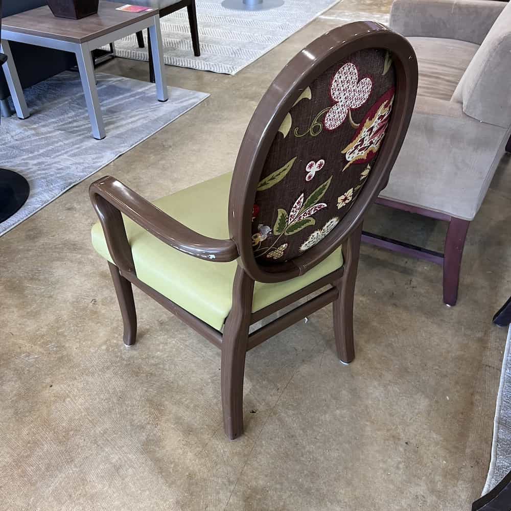 kwalu dining cafe chair vinyl frame for healthcare settings