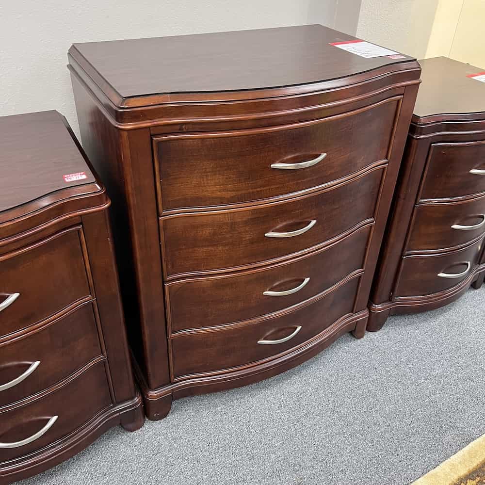 mahogany veneer 4 drawer dresser nightsand samual lawrence hospitality