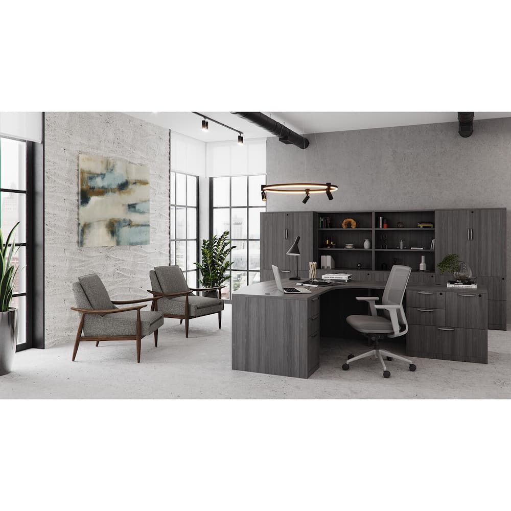 New - Royale Collection Lounge Chair - Charcoal - Image 4