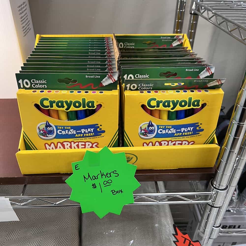 crayola 10 pack marker set