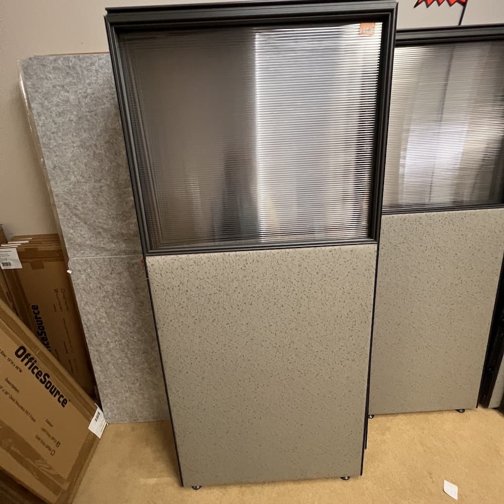 30x66 grey fabric divider office partition used office furniture