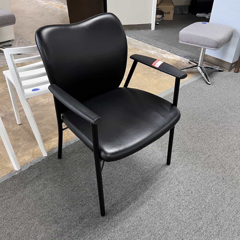 black guest chair used kimball national mix-it