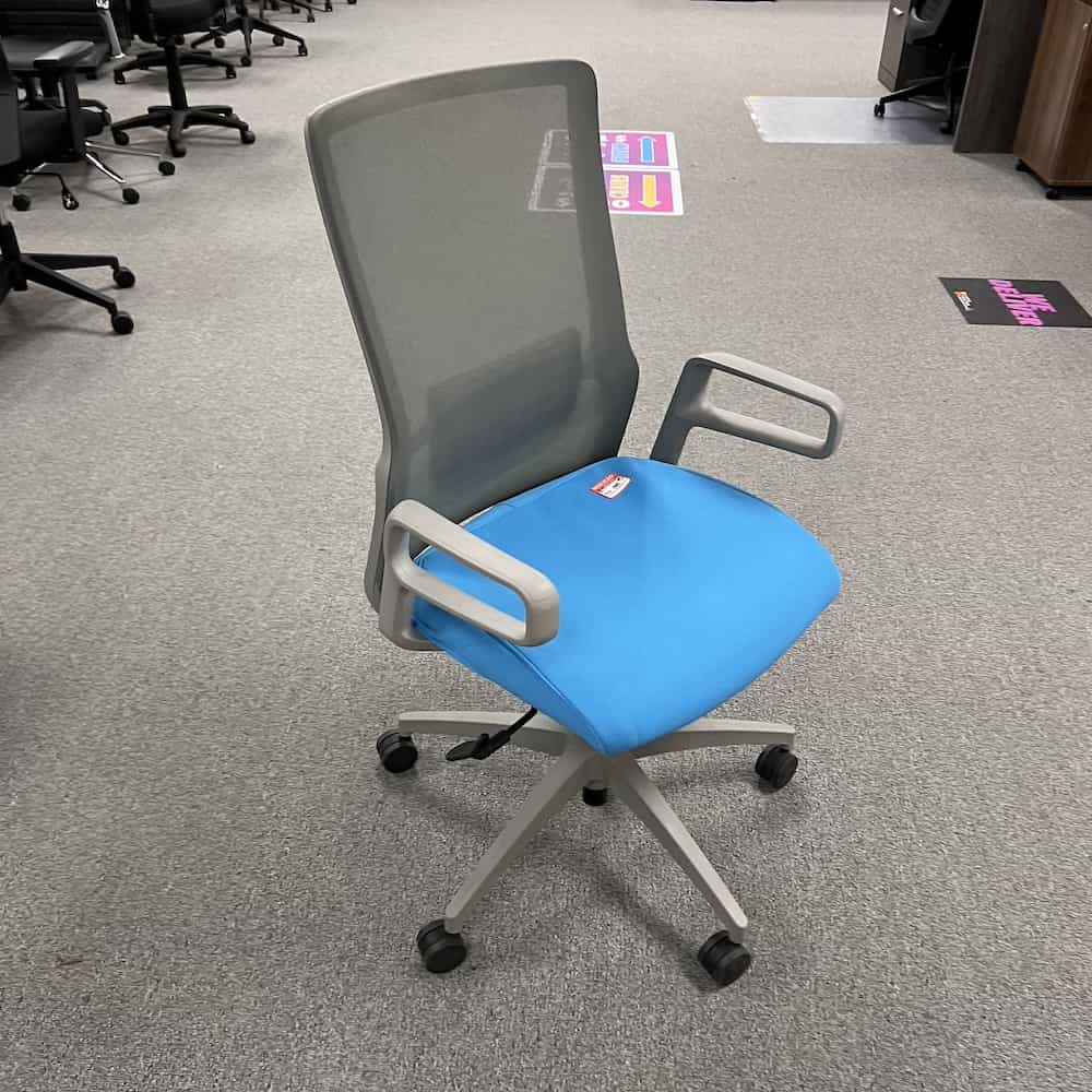 blue grey seat sitonit novo task office chair