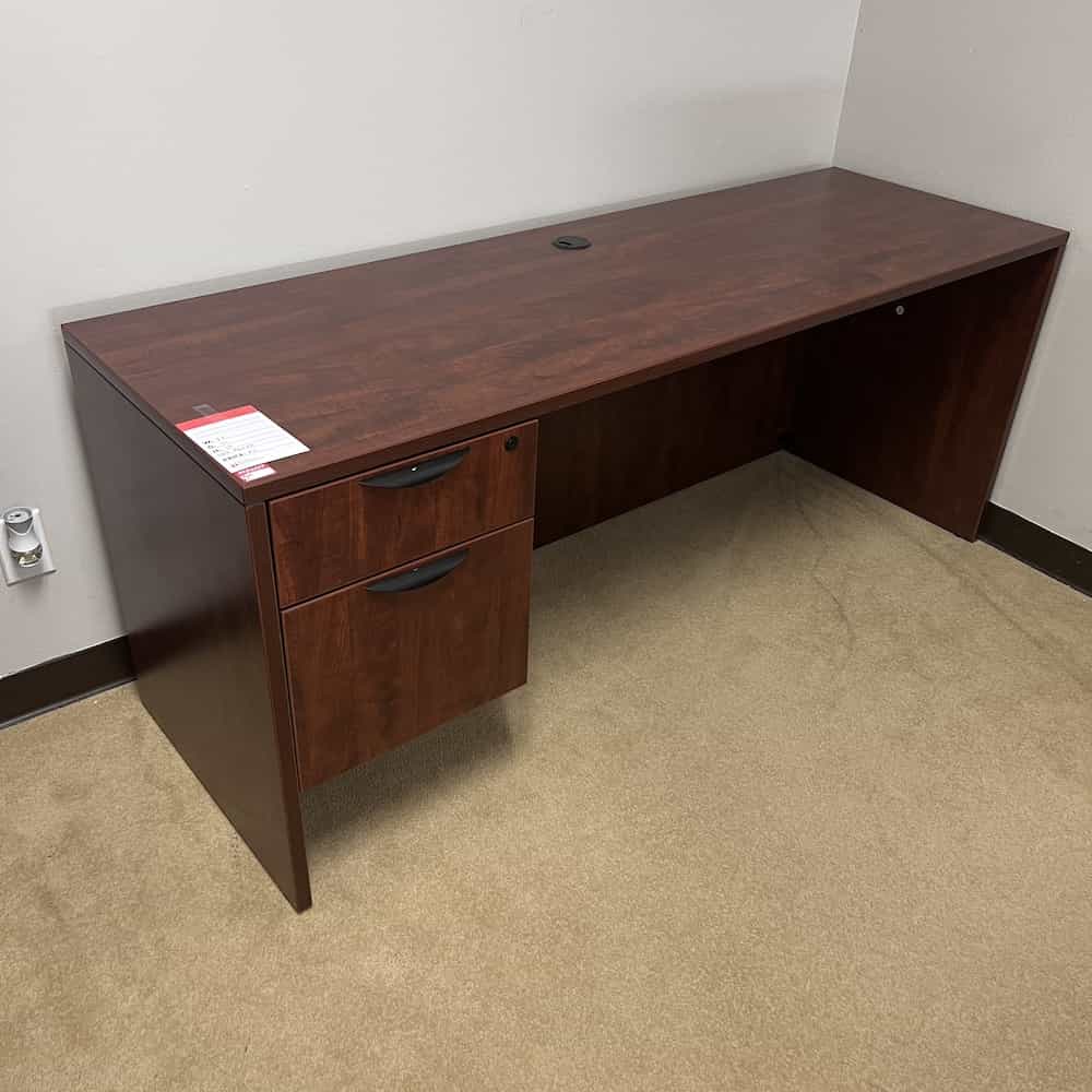 cherry credenza with hanging file