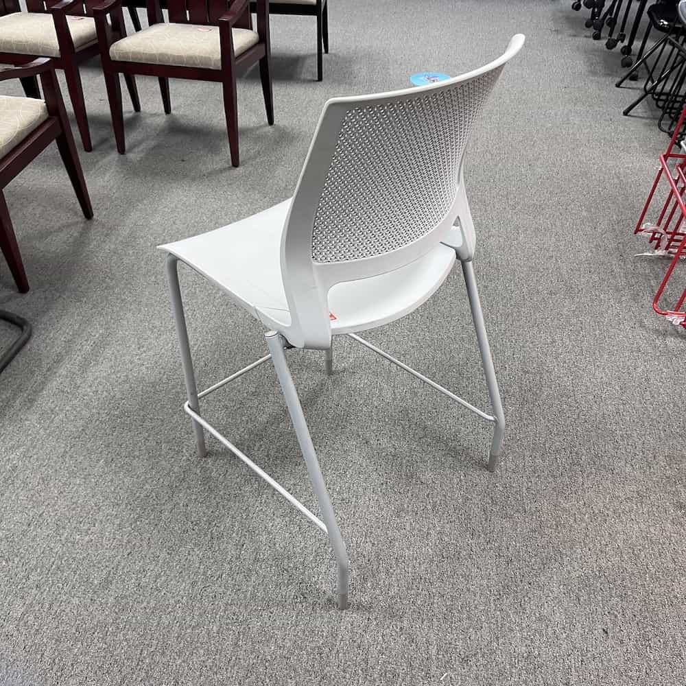 grey plastic stacking stool chair sitonit Lumin
