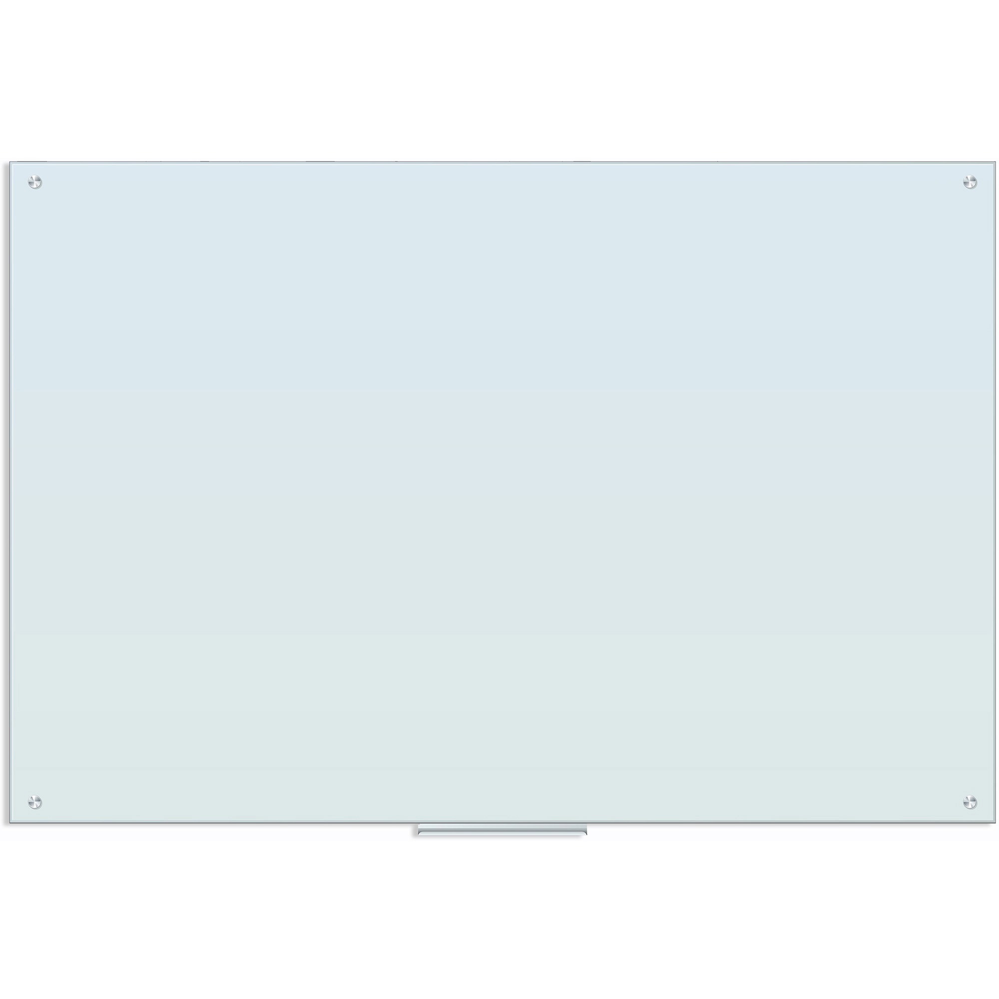 New - 6 ft x 4 ft White Magnetic Glass Dry Erase Board