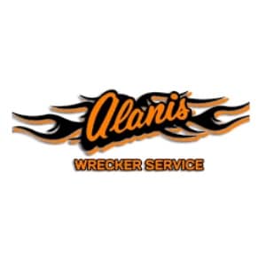 logo alanis wrecker service